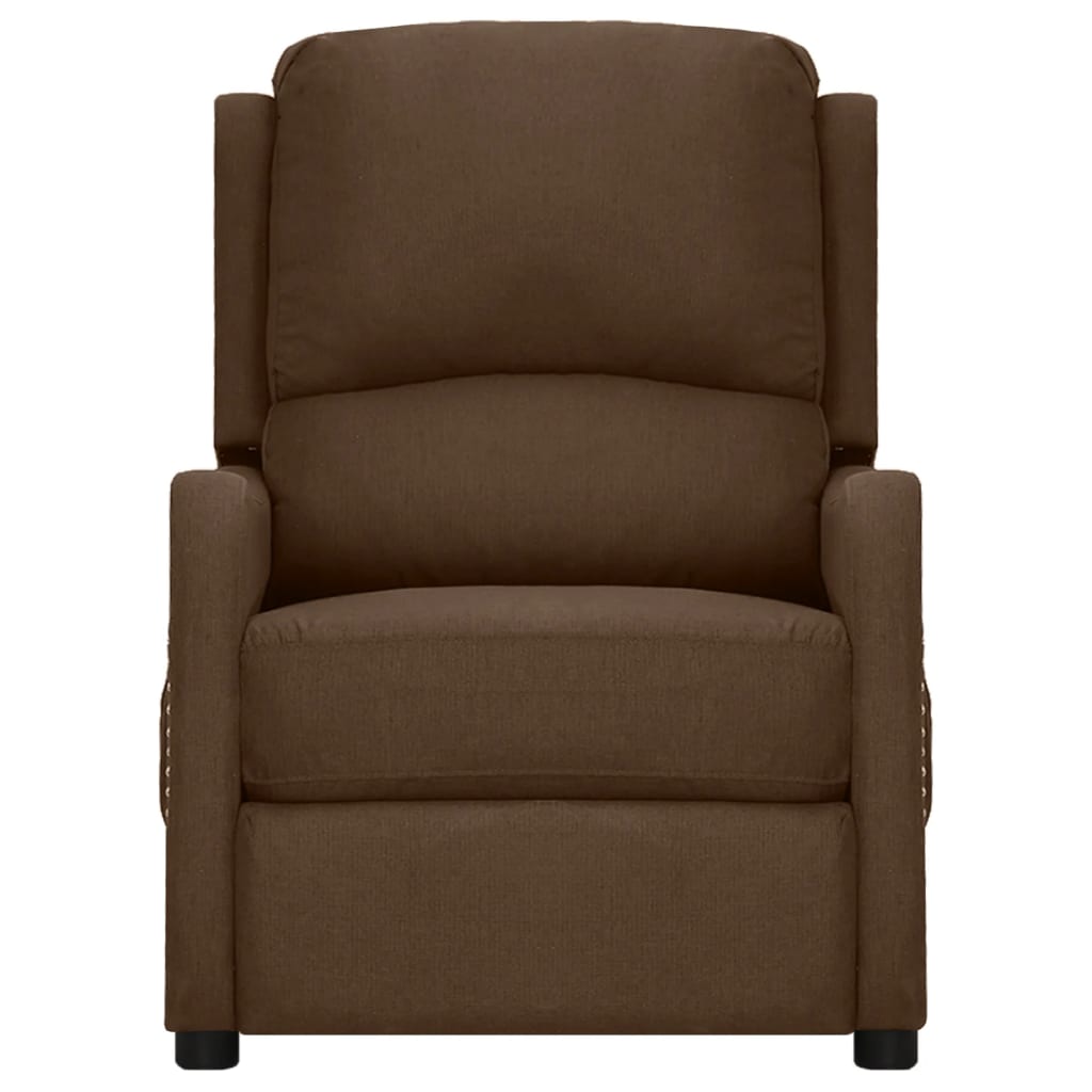 Relaxsessel Braun Stoff