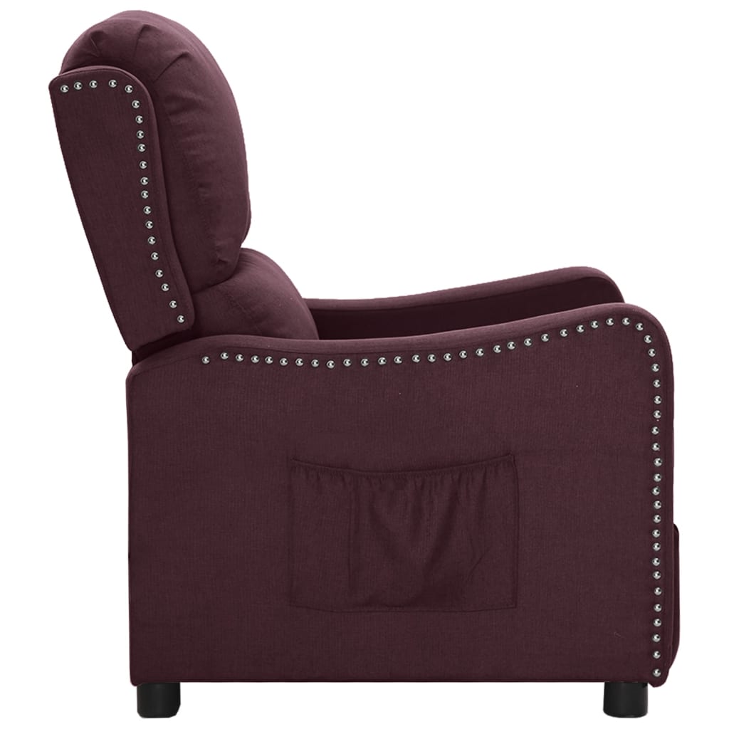 Relaxsessel Lila Stoff