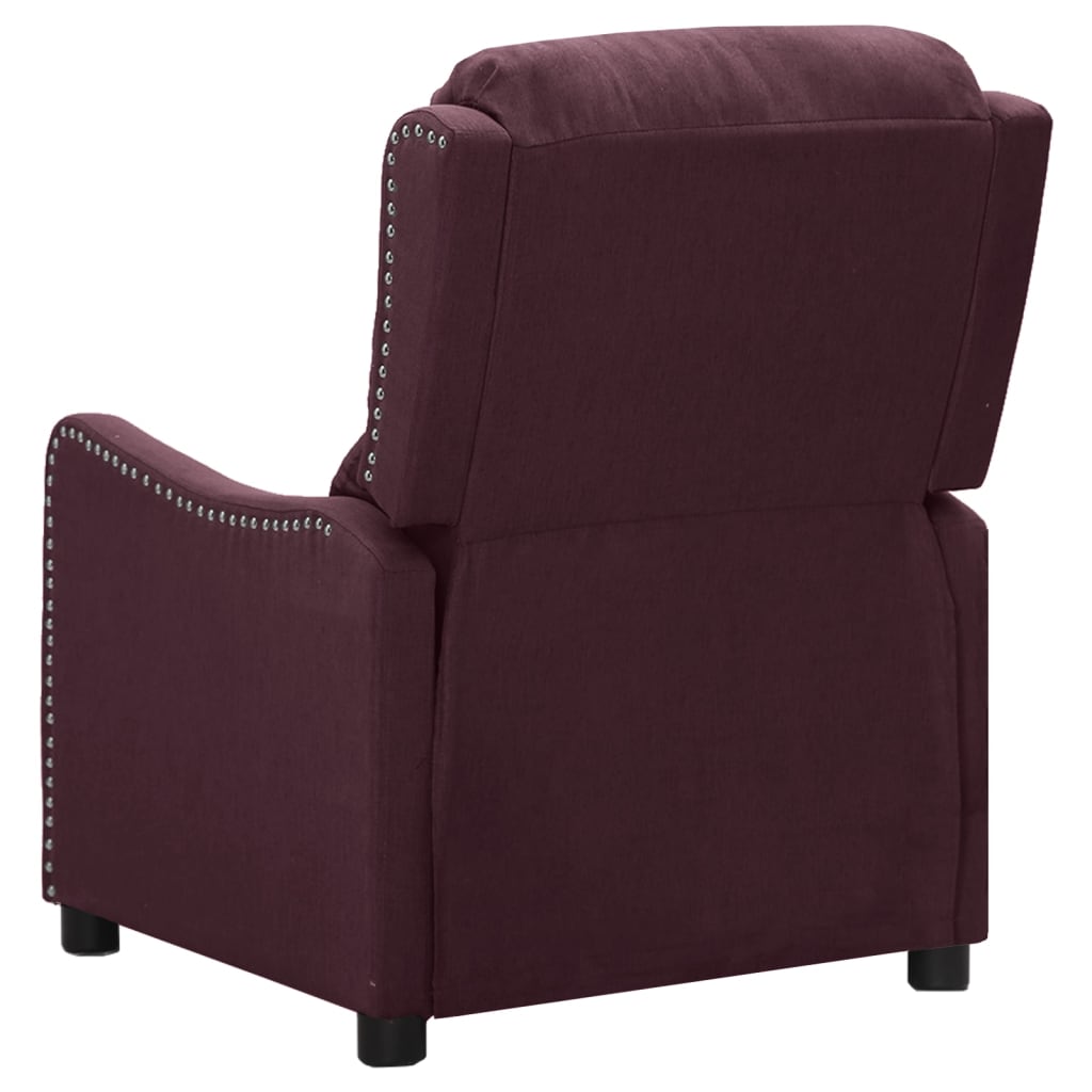 Relaxsessel Lila Stoff