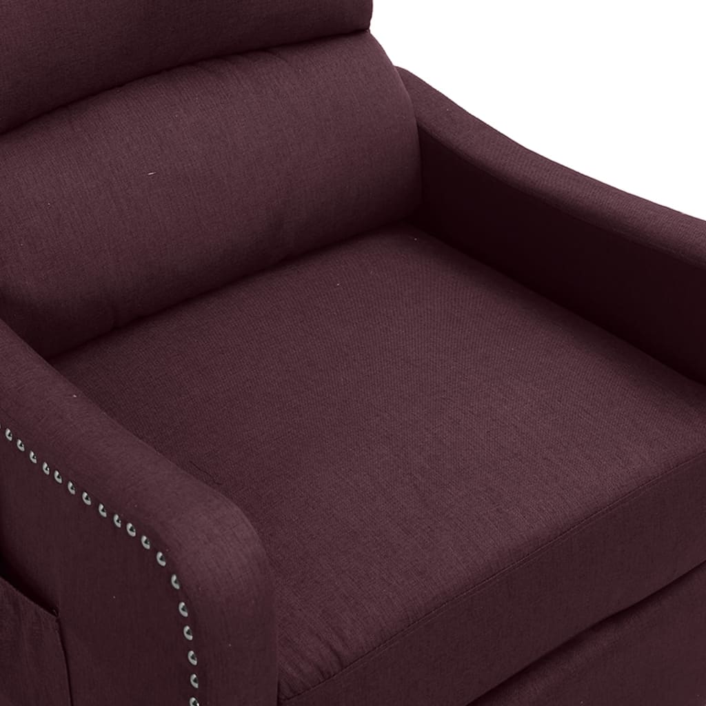 Relaxsessel Lila Stoff
