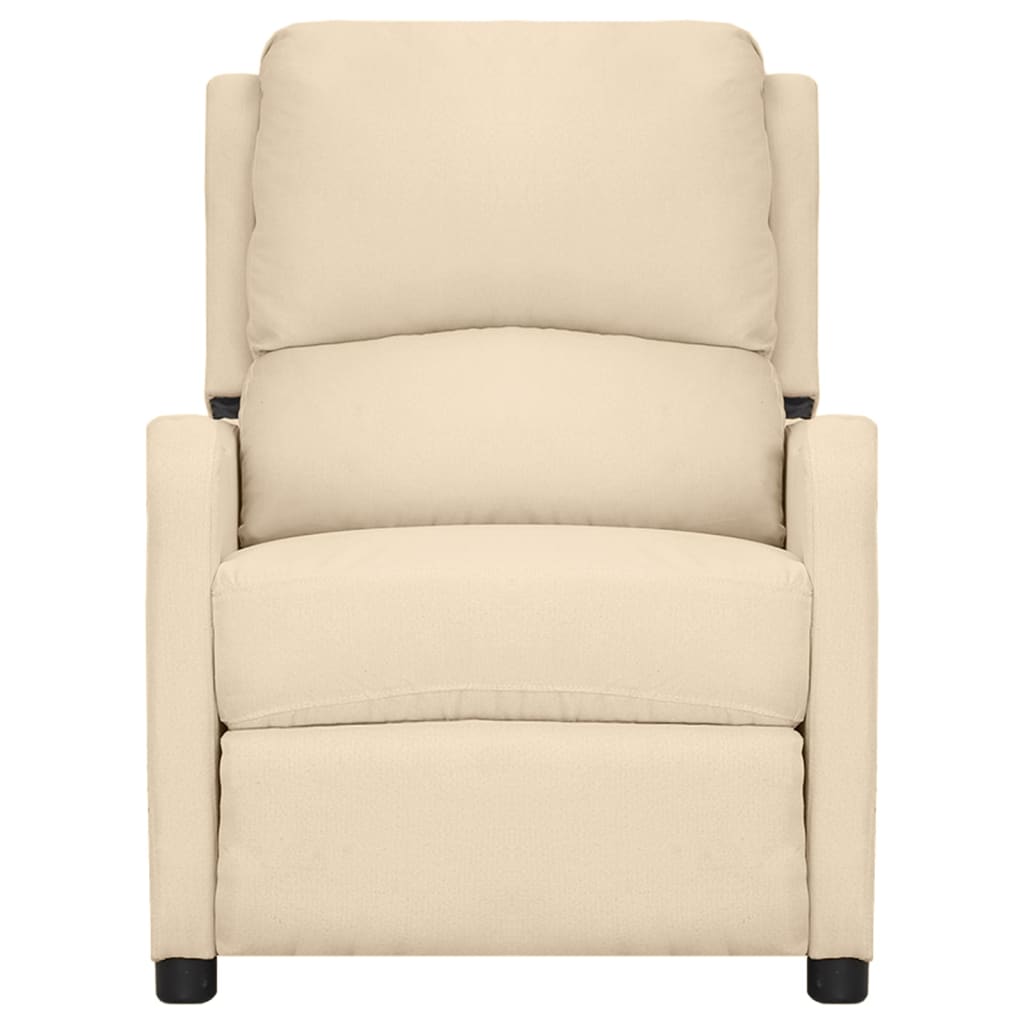 Relaxsessel Creme Stoff