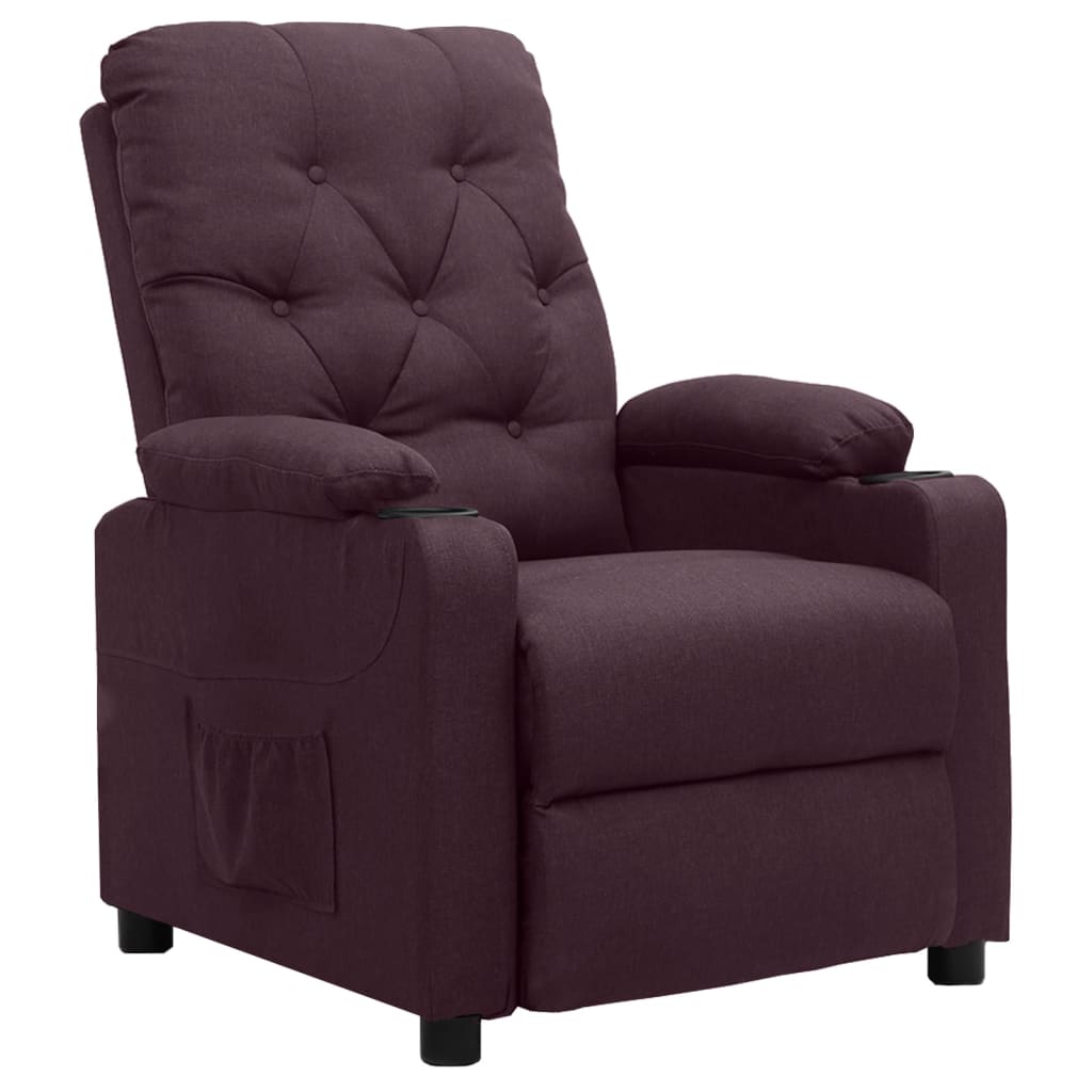Relaxsessel Lila Stoff