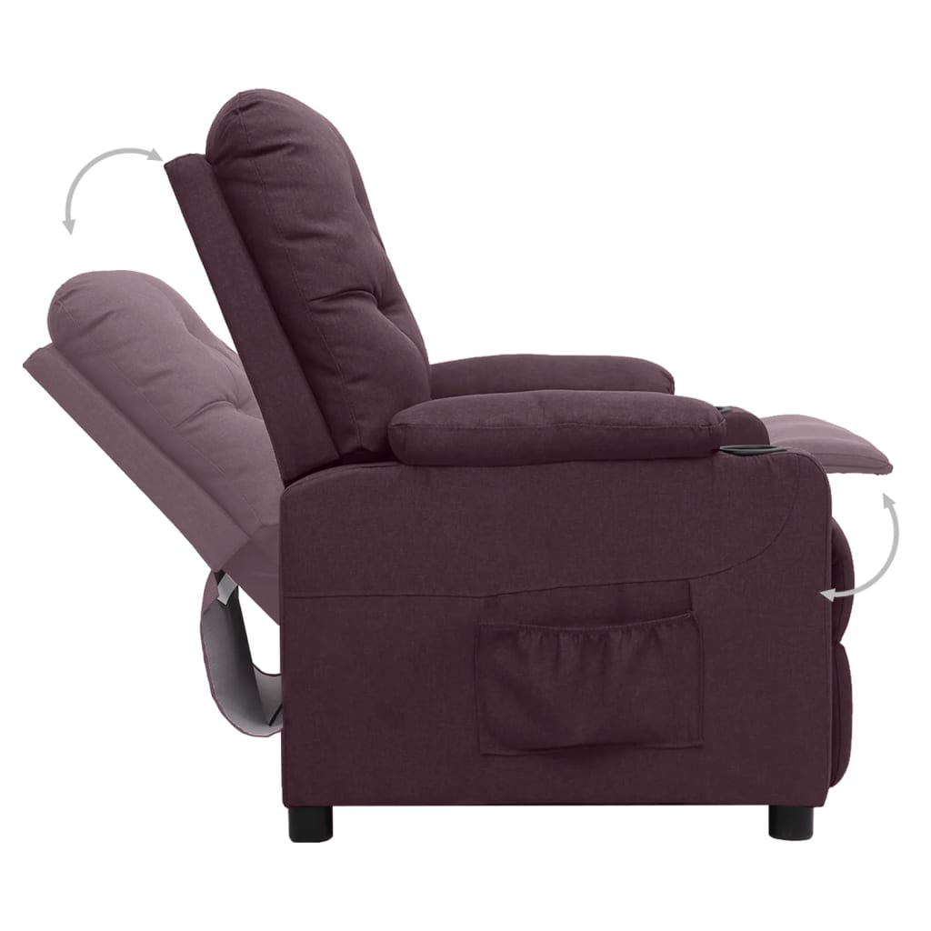 Relaxsessel Lila Stoff
