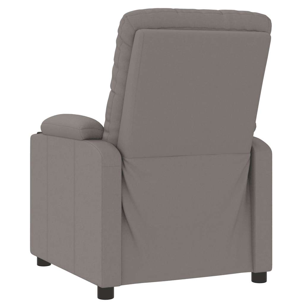 Relaxsessel Taupe Stoff