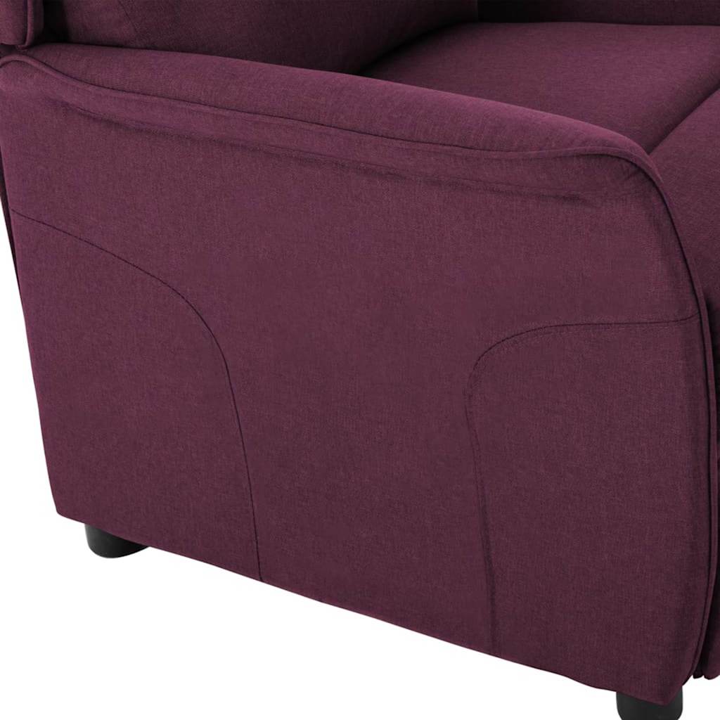 Relaxsessel Lila 67.5 x 93.5 x 101.5 cm Stoff