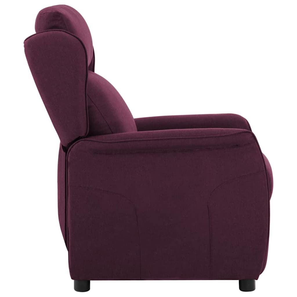 Relaxsessel Lila 67.5 x 93.5 x 101.5 cm Stoff