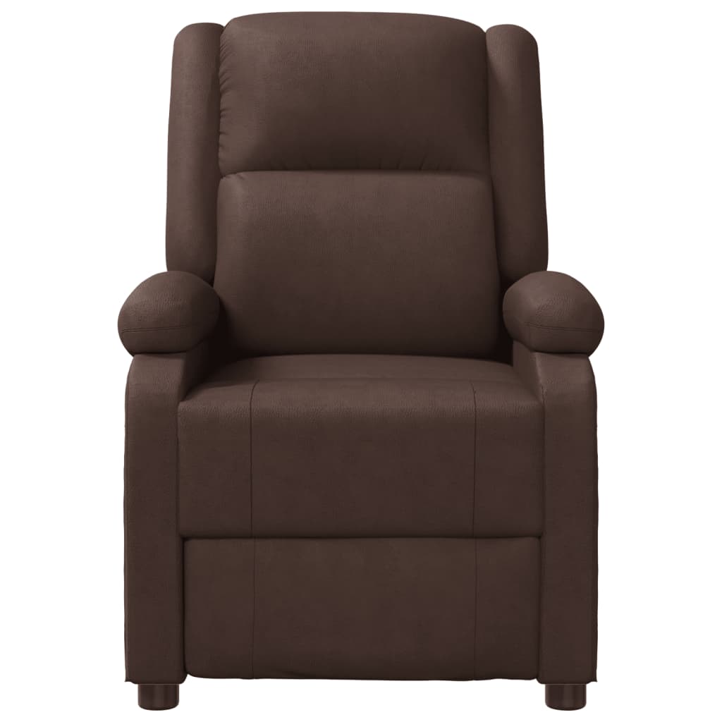 Relaxsessel Braun Kunstleder