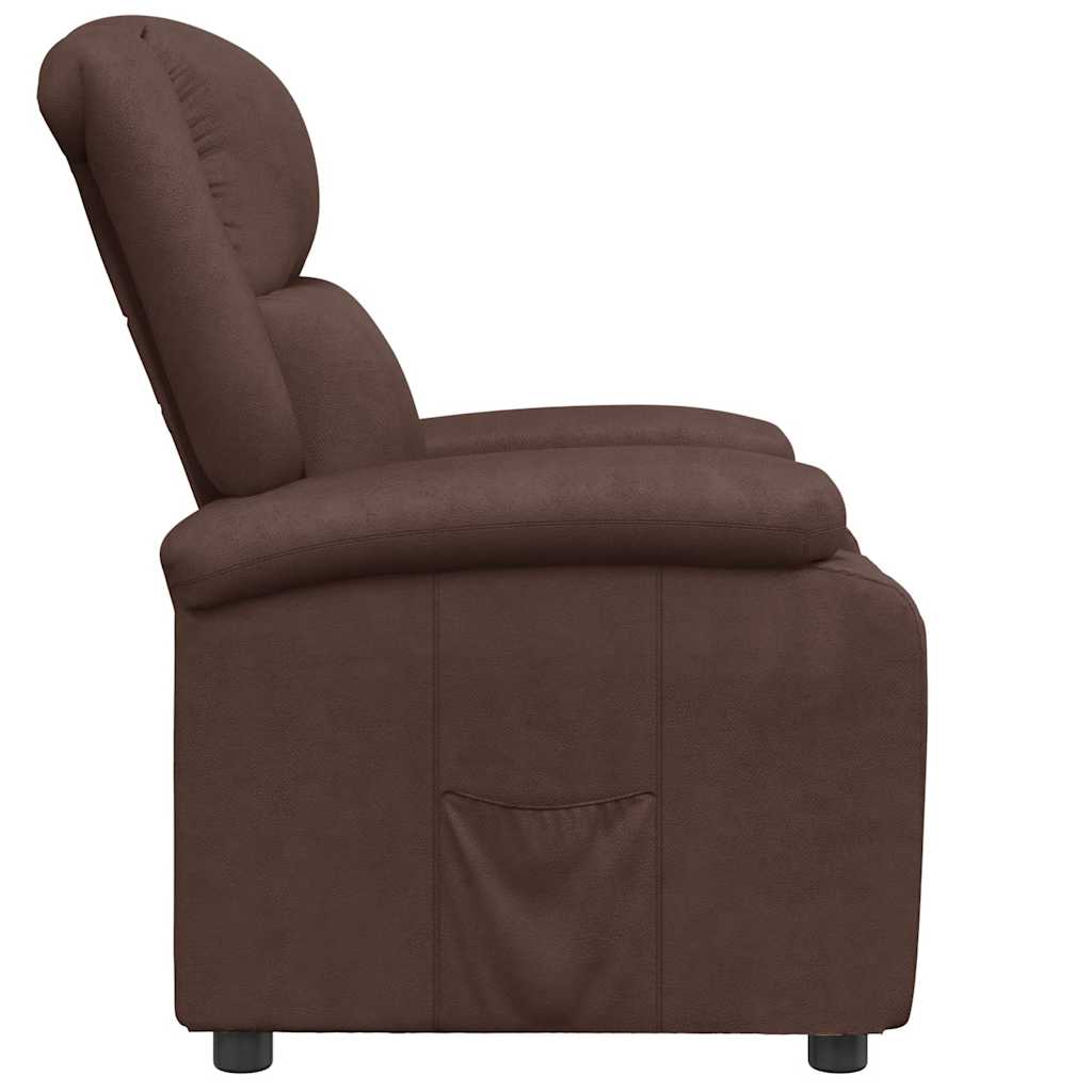 Relaxsessel Braun Kunstleder