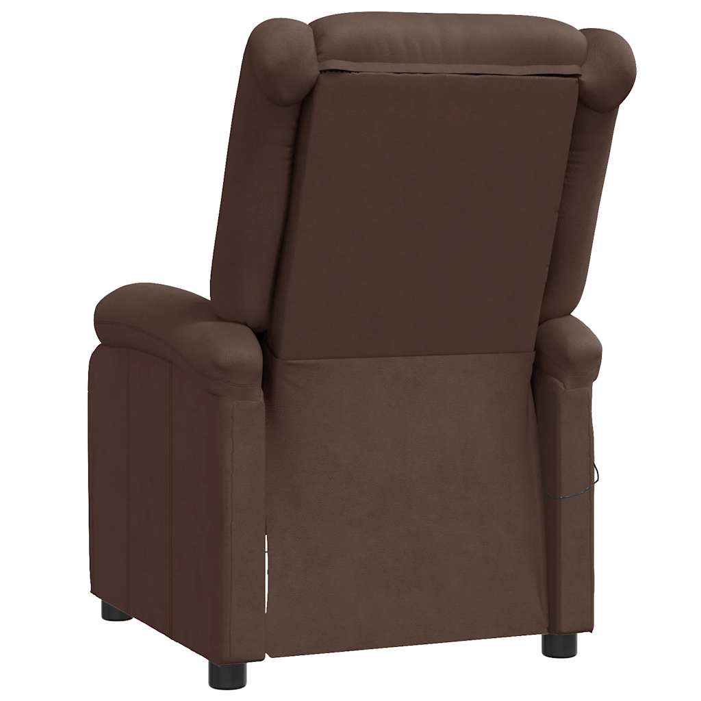 Relaxsessel Braun Kunstleder