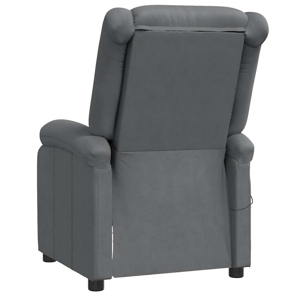 Relaxsessel Grau Kunstleder