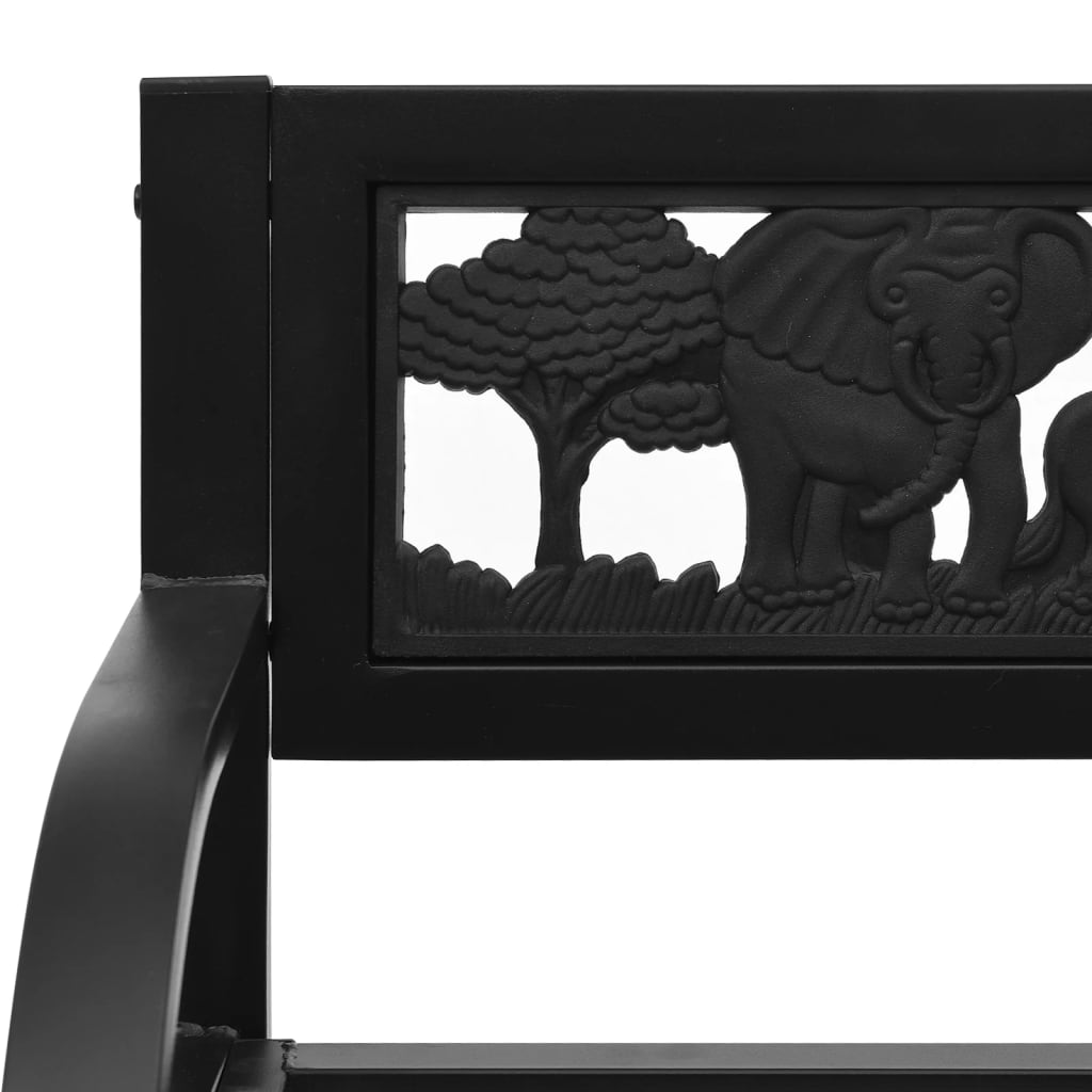 Banc de jardin pour enfants 86 cm en acier