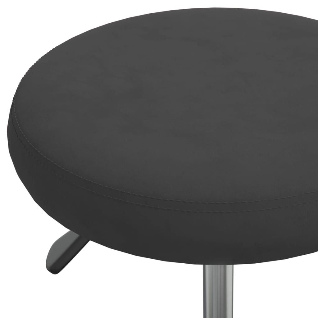 Dining chair black velvet
