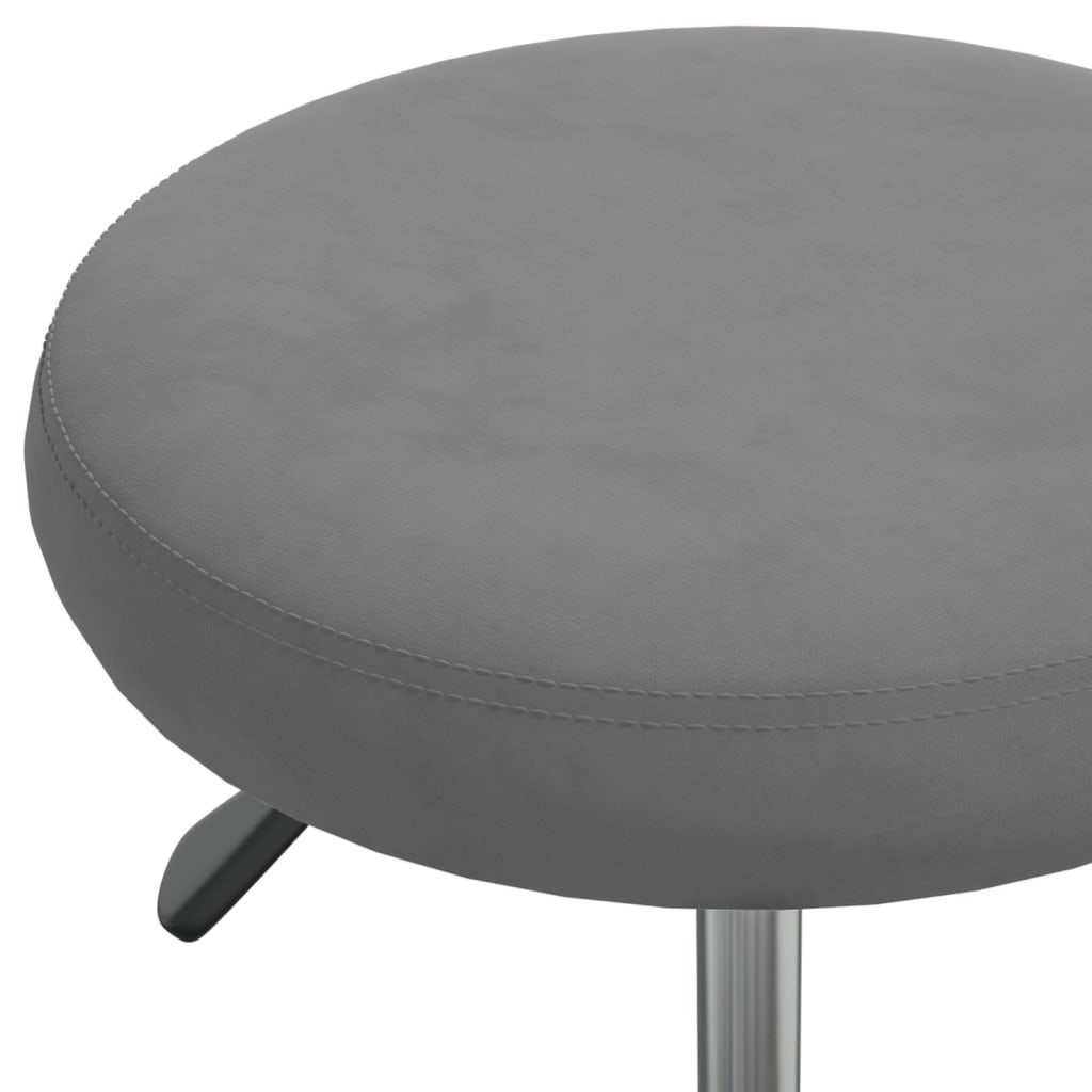 Dining chair dark grey velvet