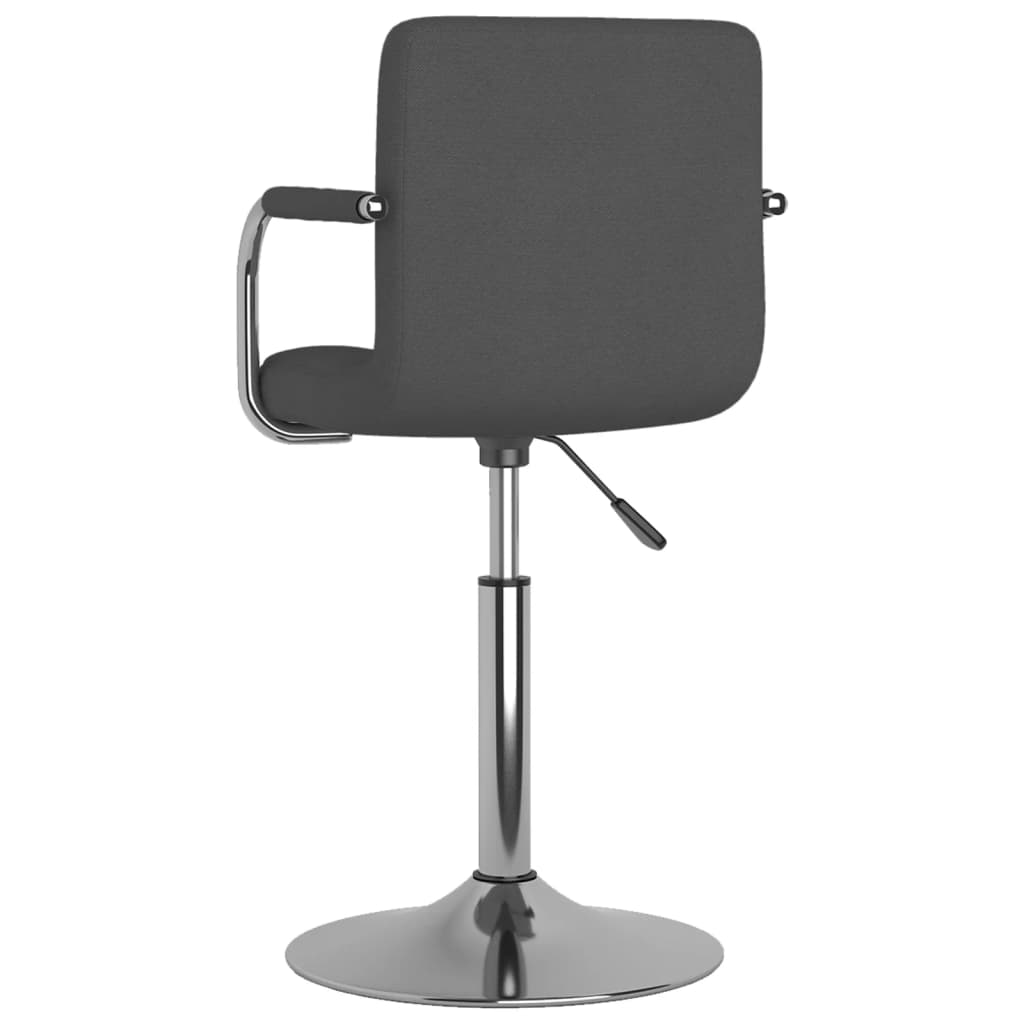 Dining chair dark grey fabric