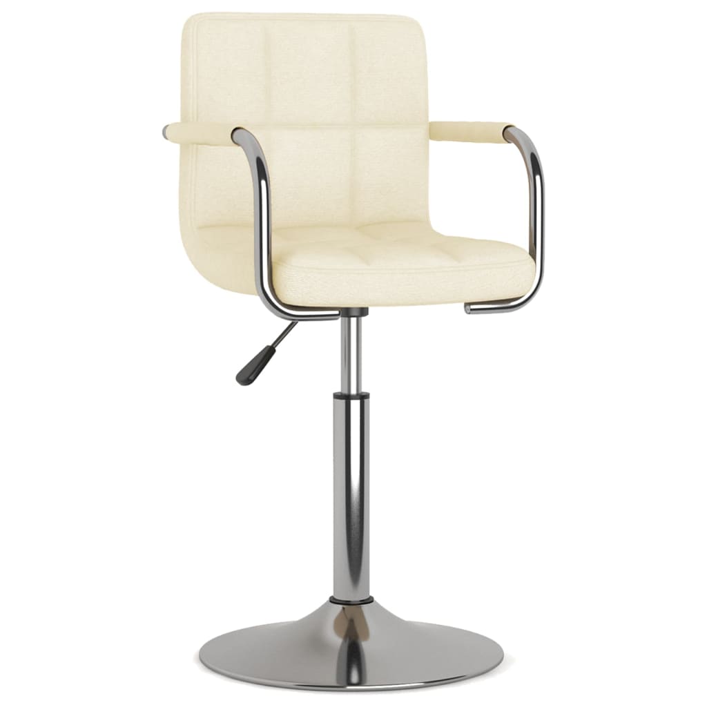 Dining chair cream fabric