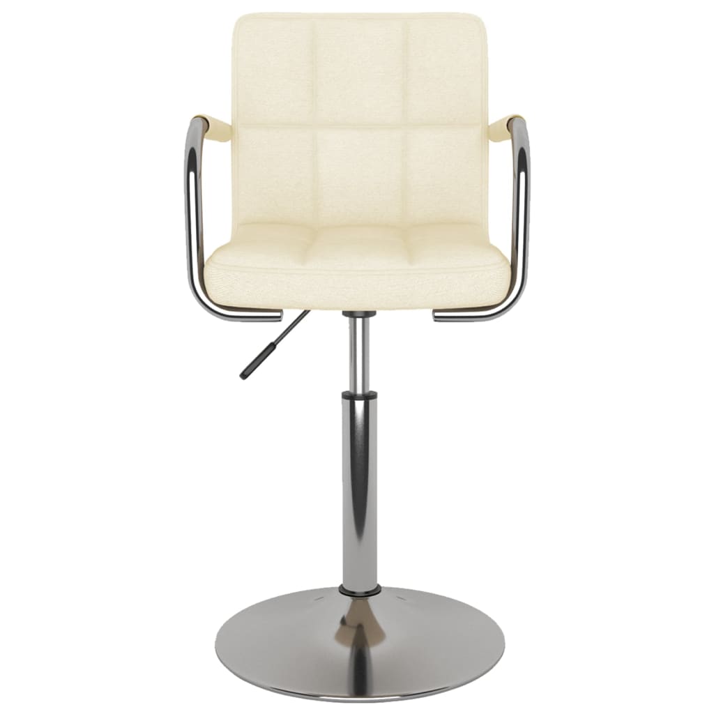 Dining chair cream fabric