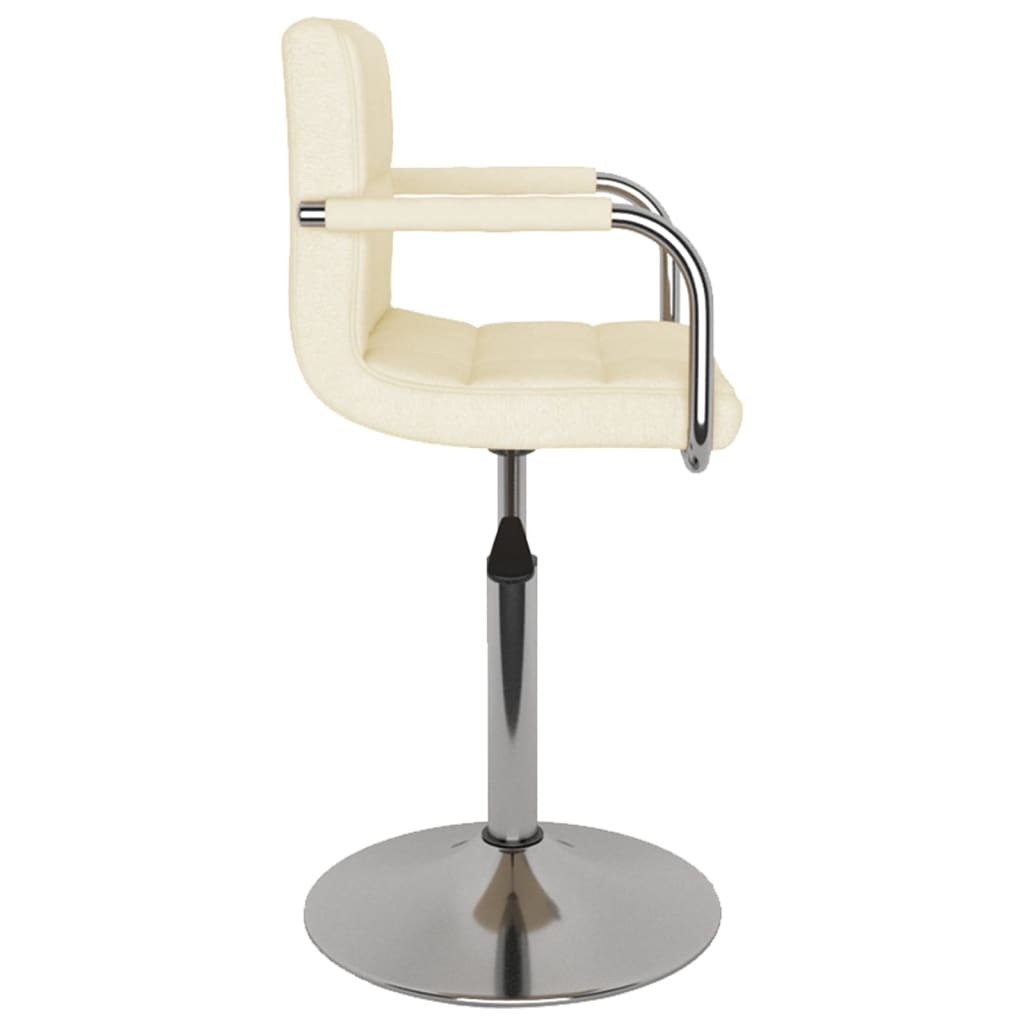 Dining chair cream fabric
