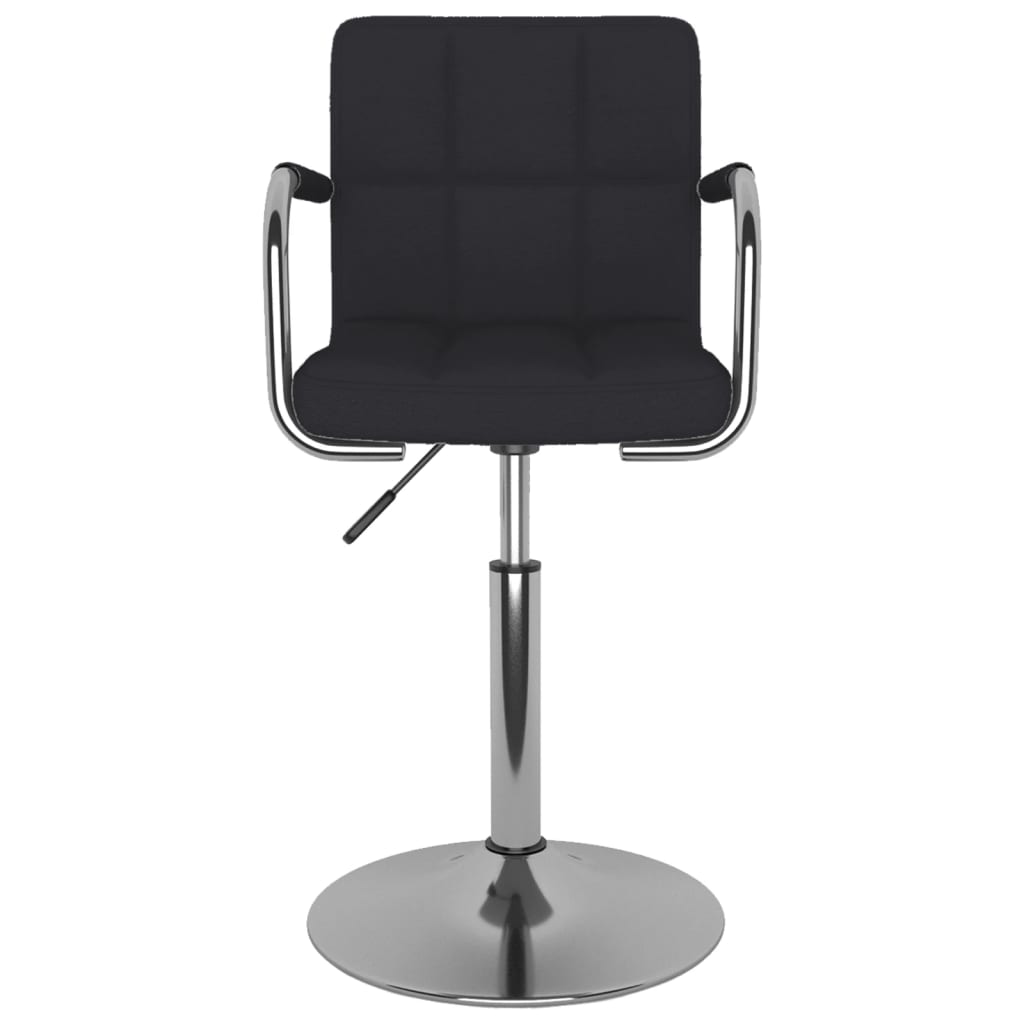 Dining chair black fabric
