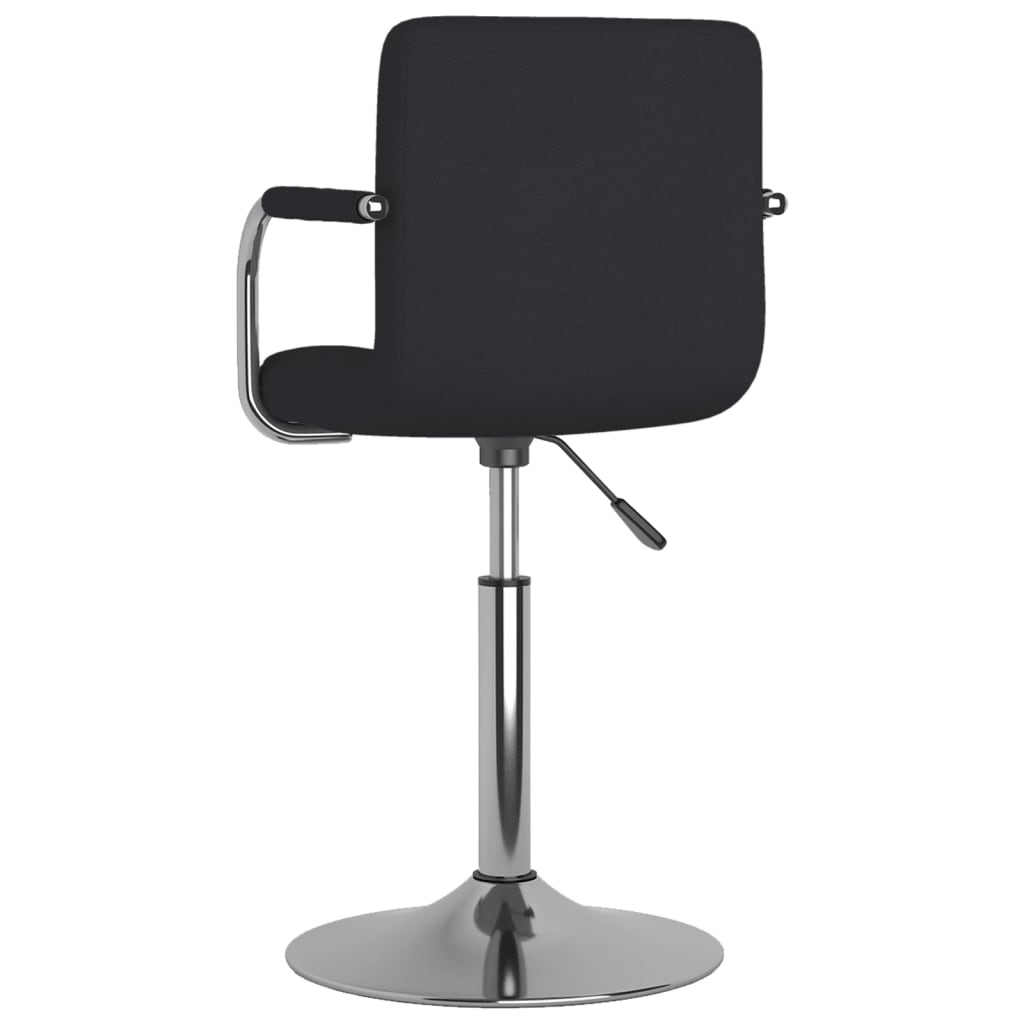 Dining chair black fabric