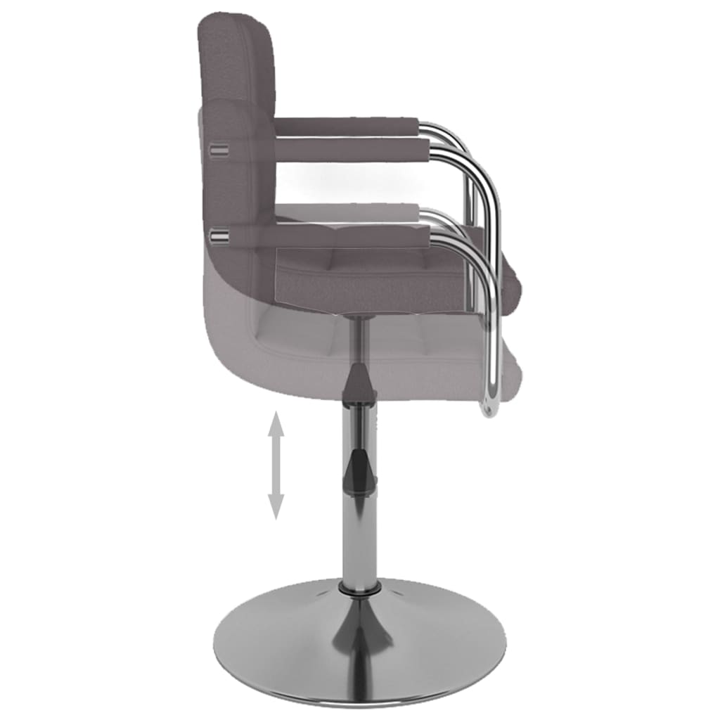 Dining chair taupe fabric