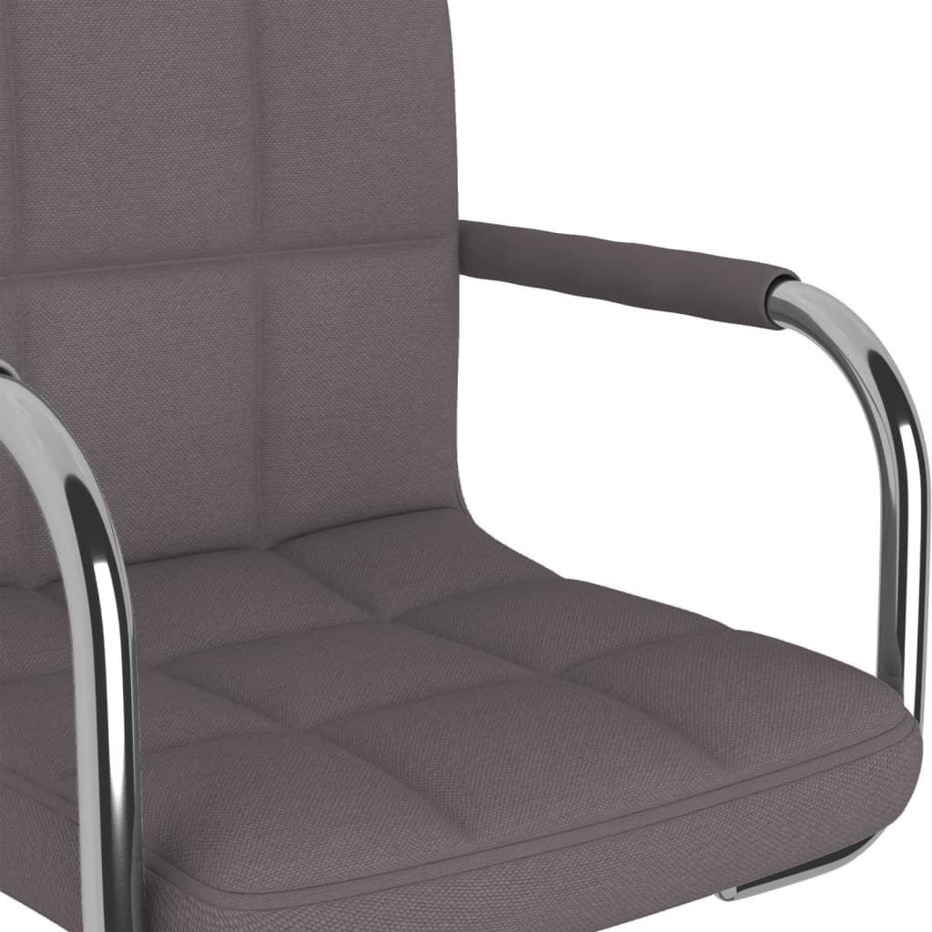 Dining chair taupe fabric