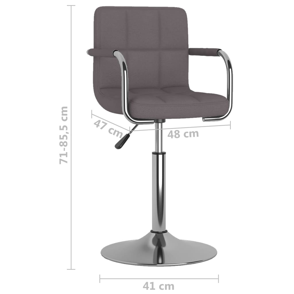 Dining chair taupe fabric
