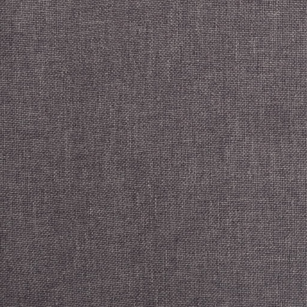 Chaise de salle à manger pivotante en tissu taupe