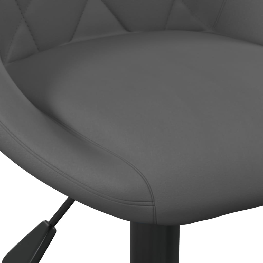 Dining chair dark grey velvet