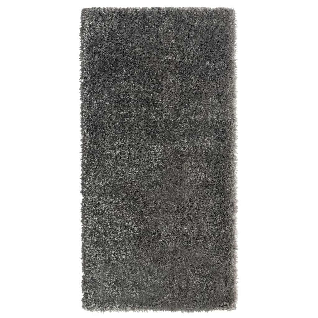 Shaggy-Teppich Hochflor Anthrazit 100x200 cm 50 mm