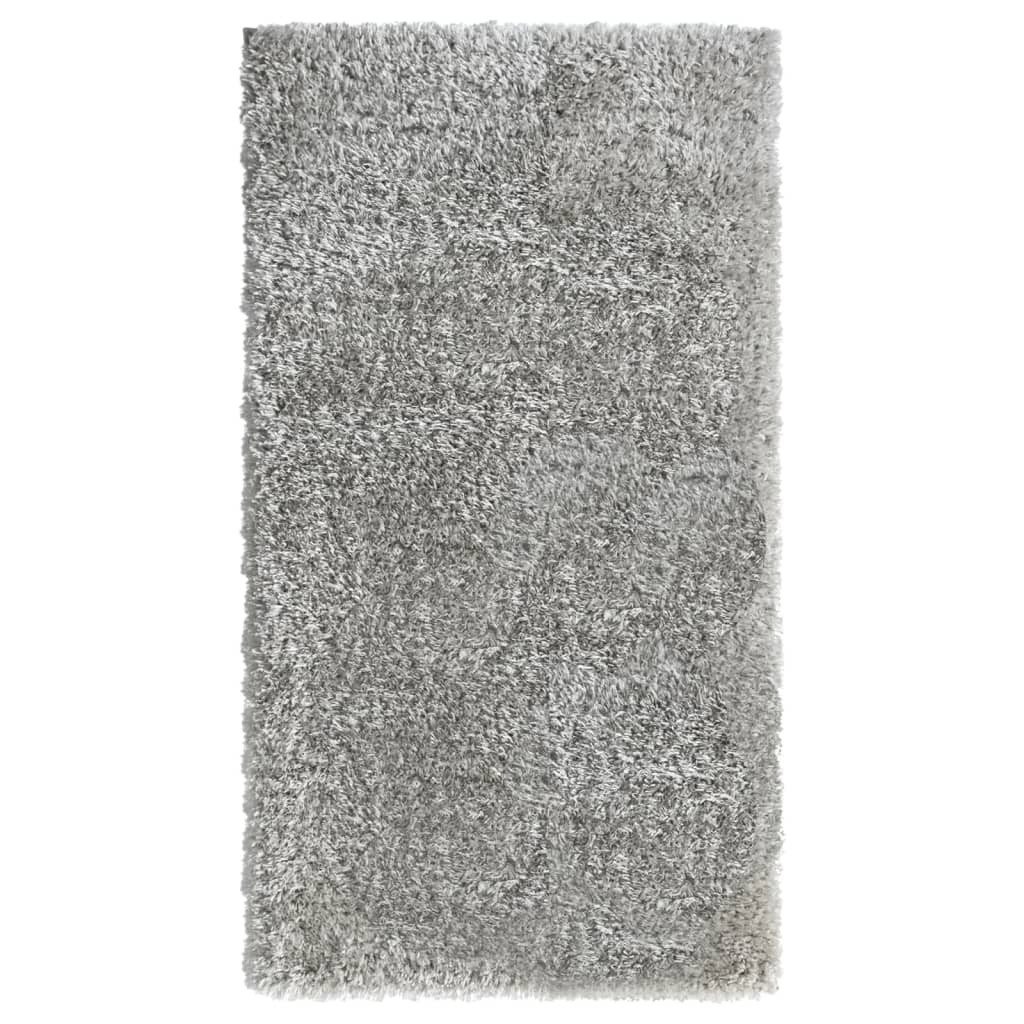 Shaggy-Teppich Hochflor Grau 80x150 cm 50 mm