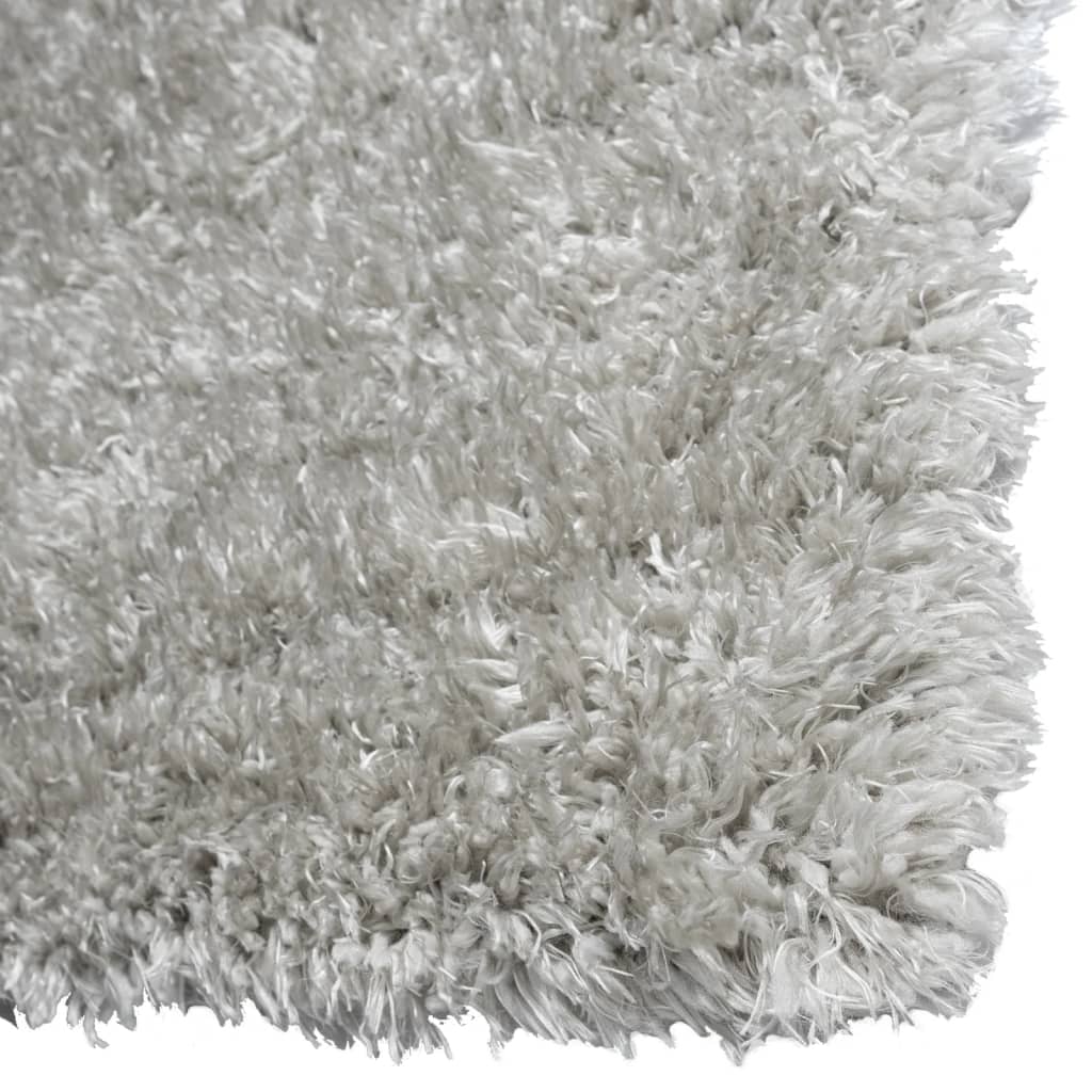Shaggy-Teppich Hochflor Grau 200x290 cm 50 mm