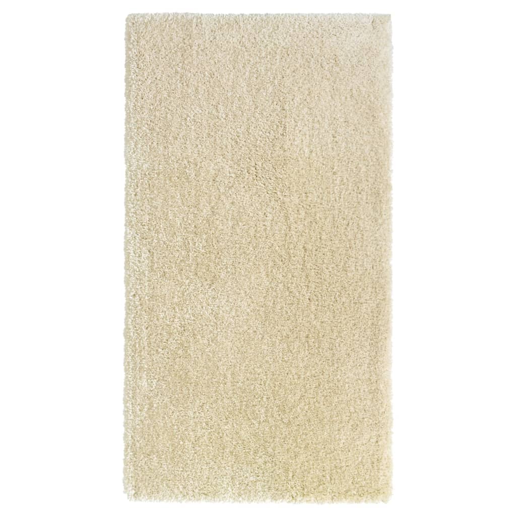 Shaggy-Teppich Hochflor Beige 80x150 cm 50 mm