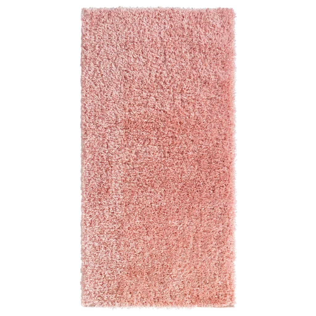 Shaggy-Teppich Hochflor Rosa 100x200 cm 50 mm