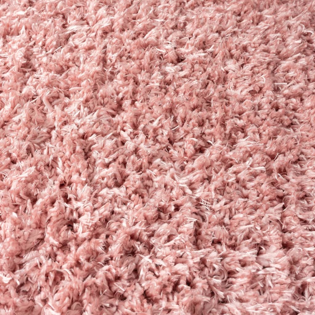 Shaggy-Teppich Hochflor Rosa 160x230 cm 50 mm