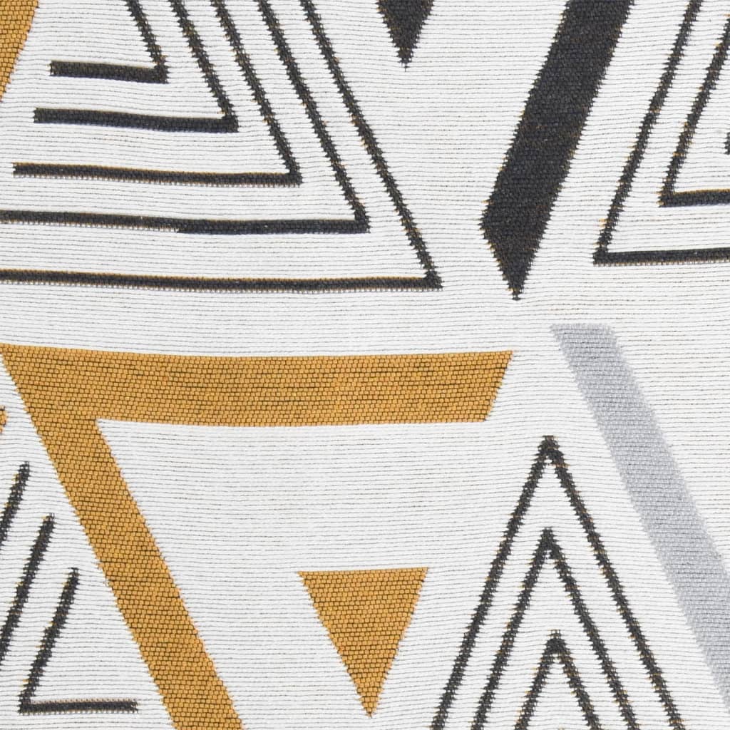 Teppich Gelb und Grau 100x200 cm Baumwolle