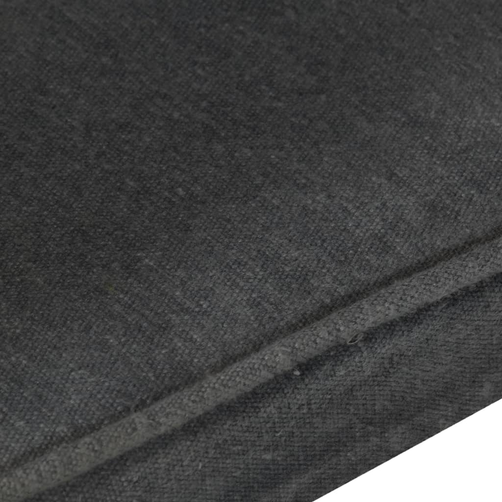 Fauteuil à oreilles en toile noire