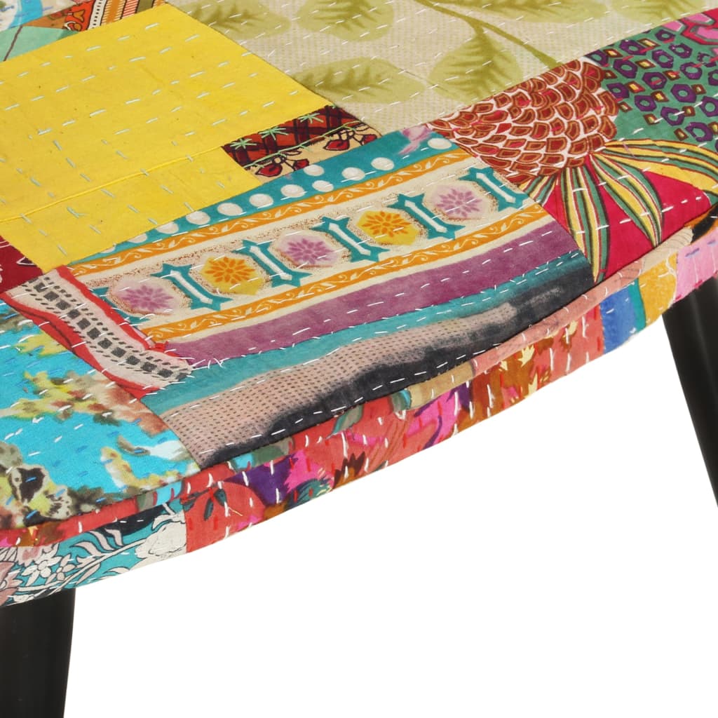 Ohrensessel Patchwork Mehrfarbig Canvas
