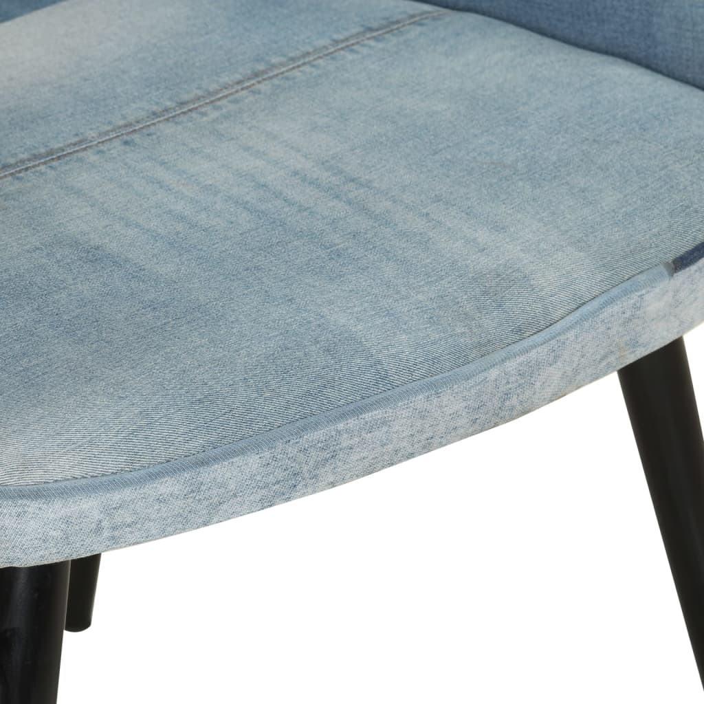 Ohrensessel Patchwork Denim Canvas