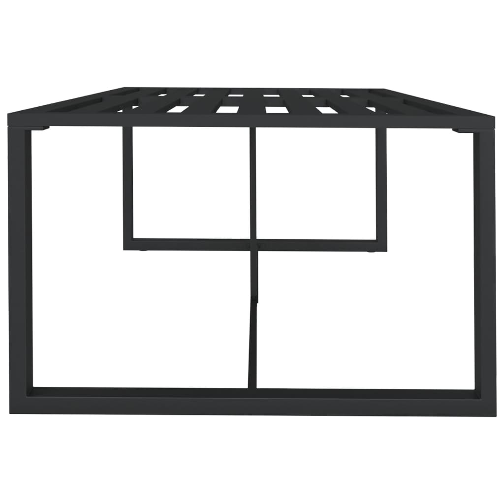 Table à manger de jardin anthracite 120x60x66 cm aluminium