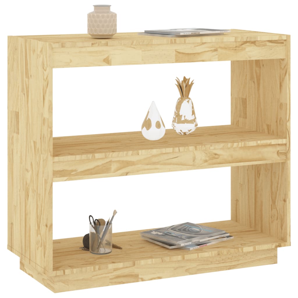 Bookshelf 80x35x71 cm solid pine wood