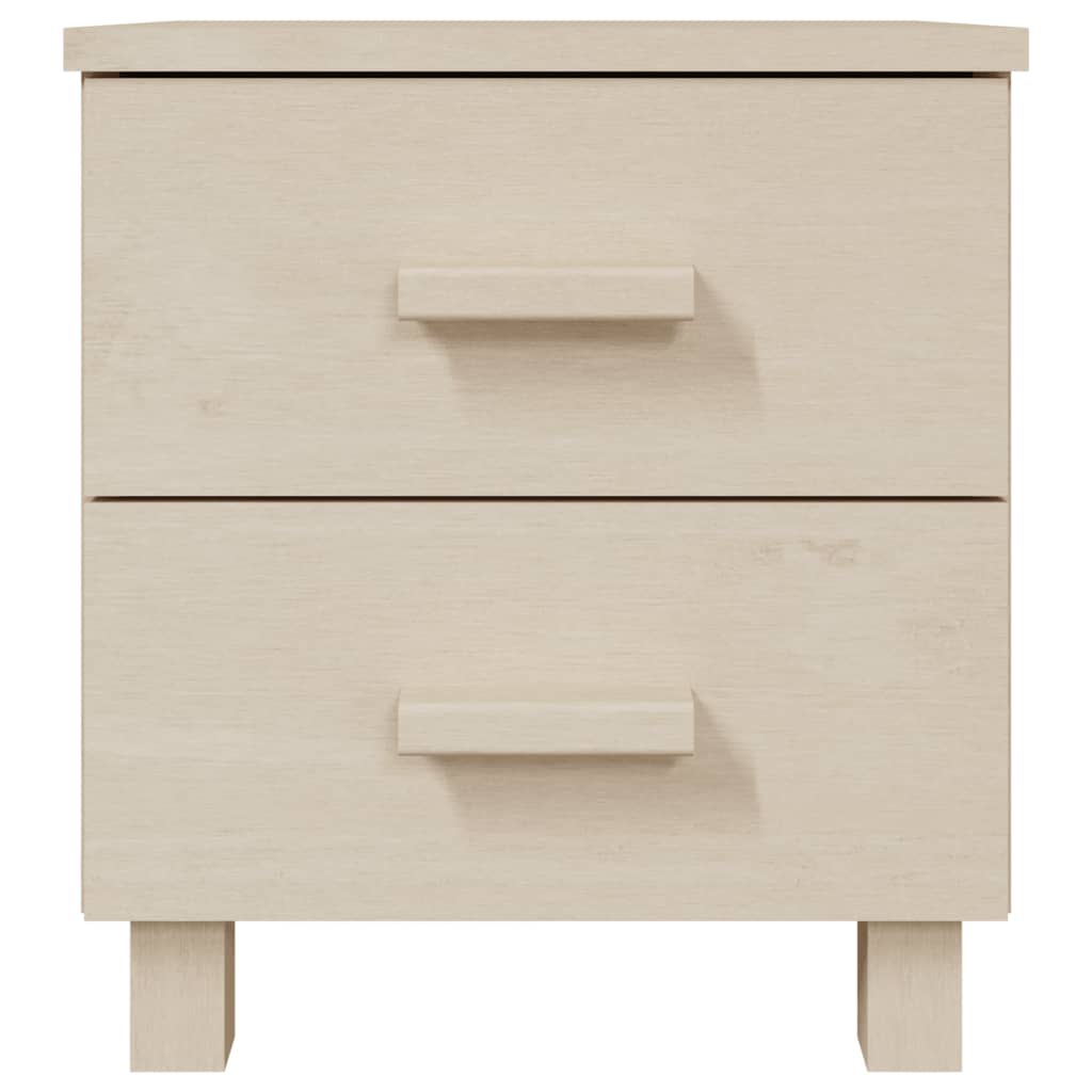 Bedside tables HAMAR 2 pcs. Honey brown 40x35x44.5 cm solid wood