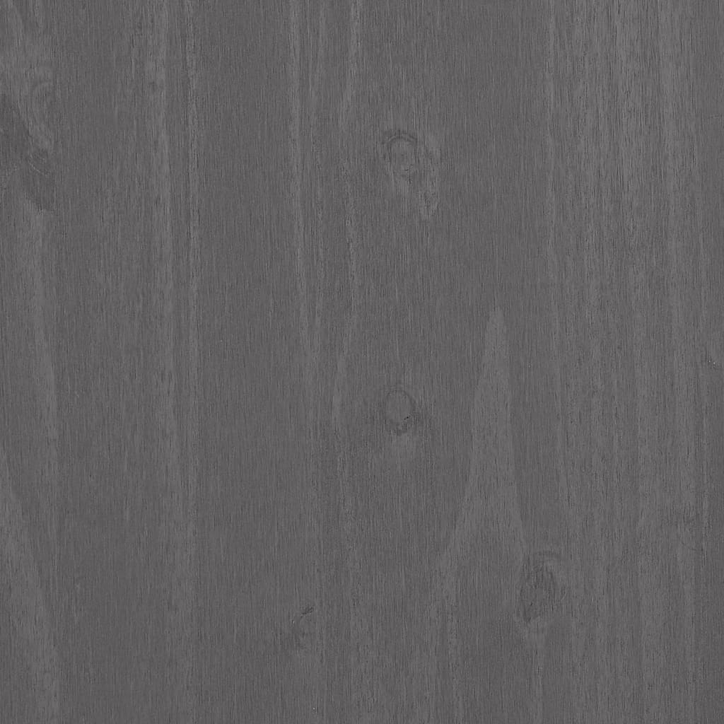 Bedside tables HAMAR 2 pcs. Light grey 40x35x62 cm solid wood
