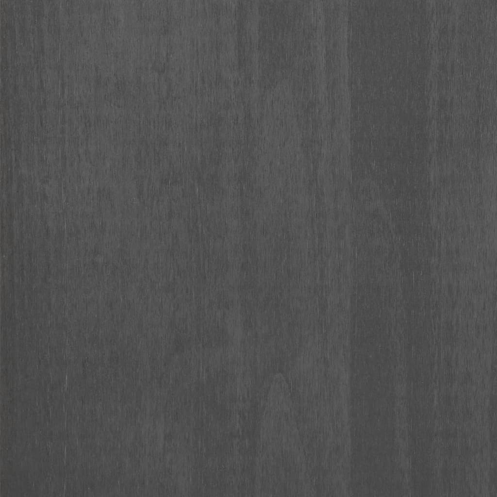 Bureau HAMAR gris foncé 110x40x75 cm pin massif
