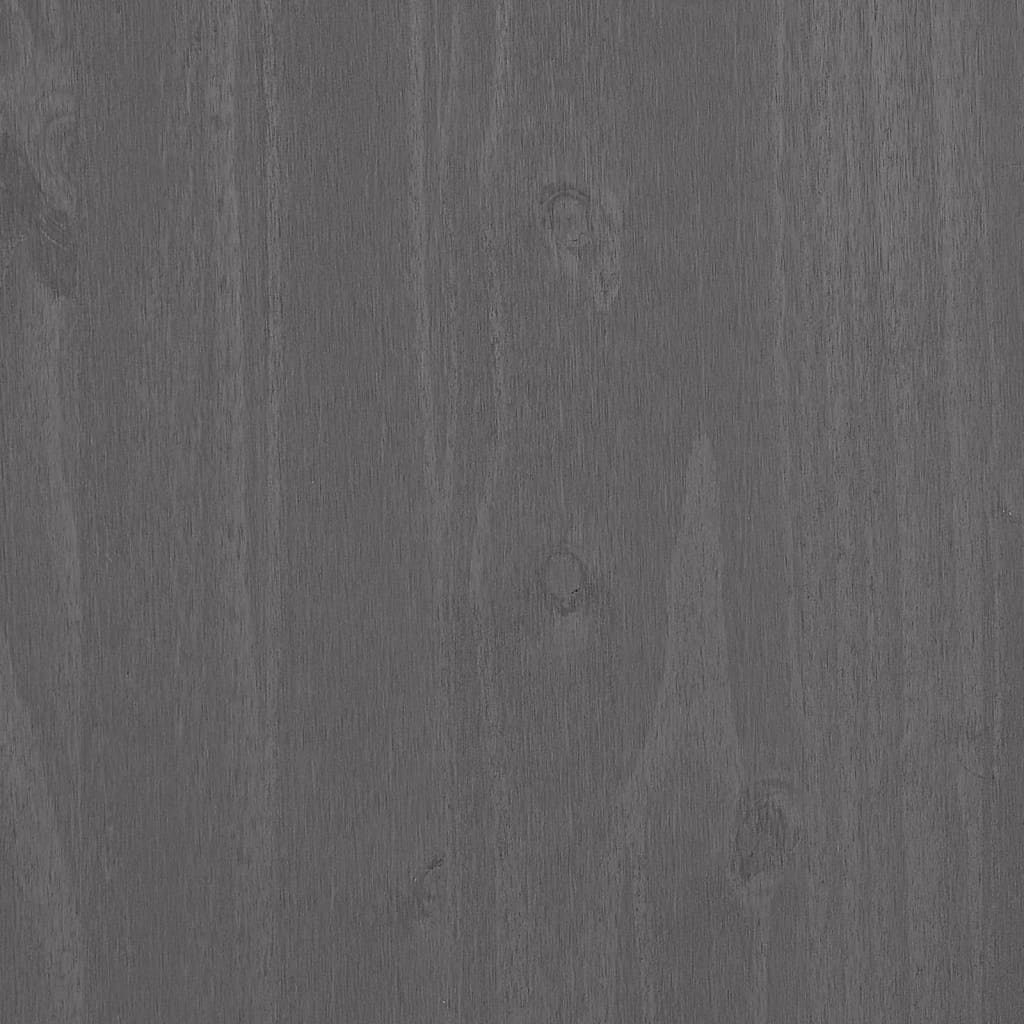 Desk HAMAR light grey 110x40x75 cm solid pine wood