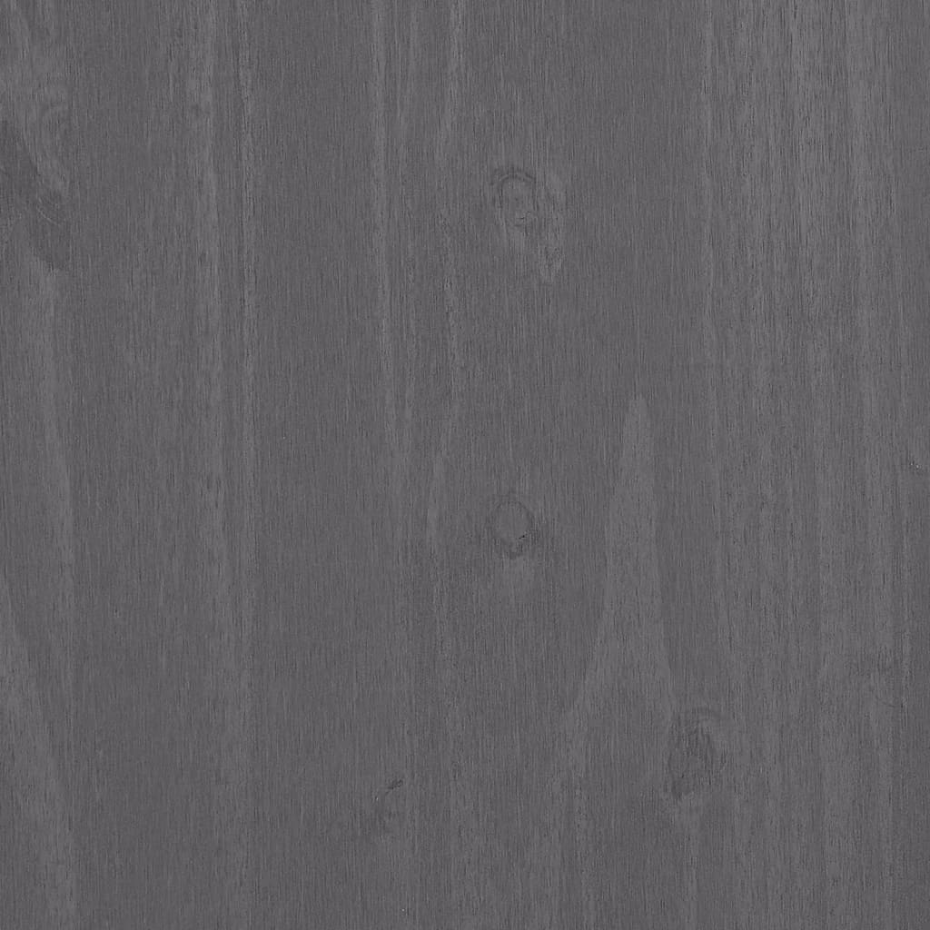 Desk HAMAR light grey 113x50x75 cm solid pine wood