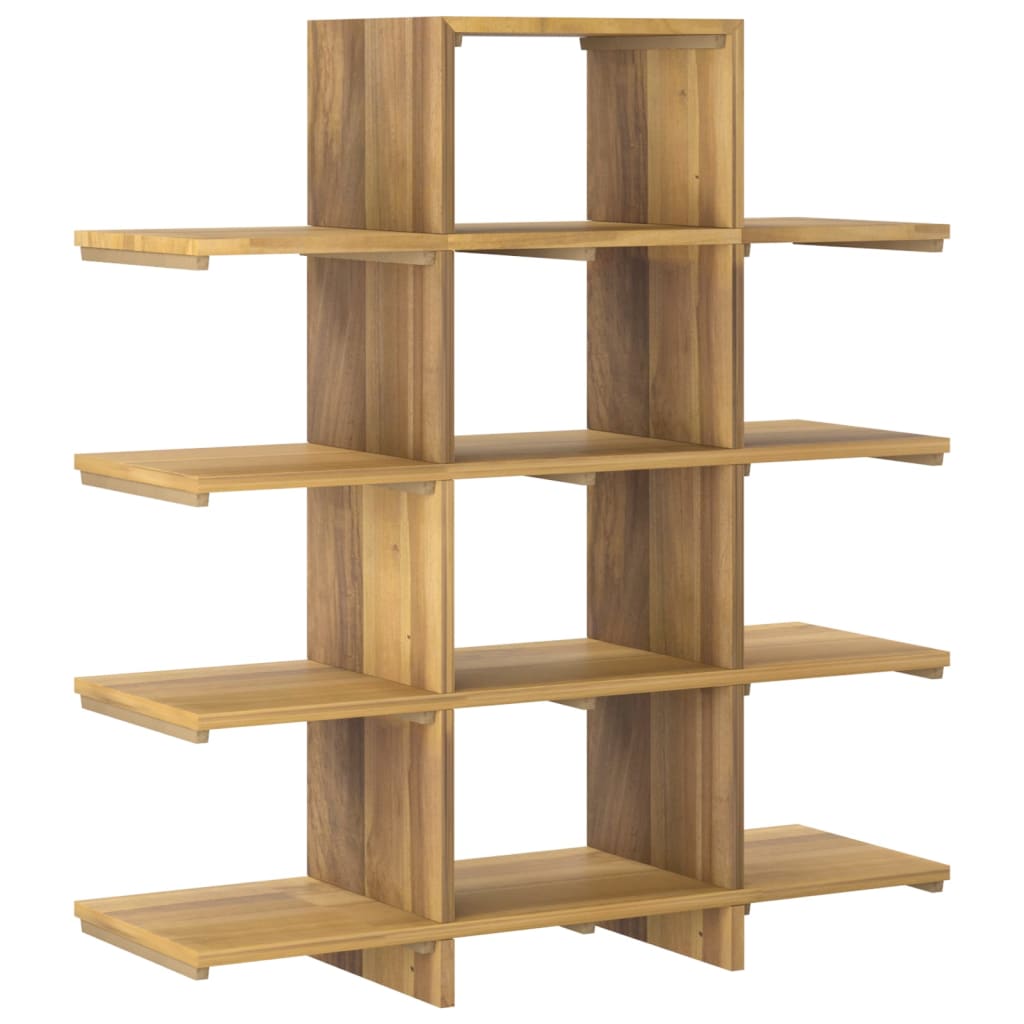 Bücherregal 100x30x120 cm Massivholz Teak