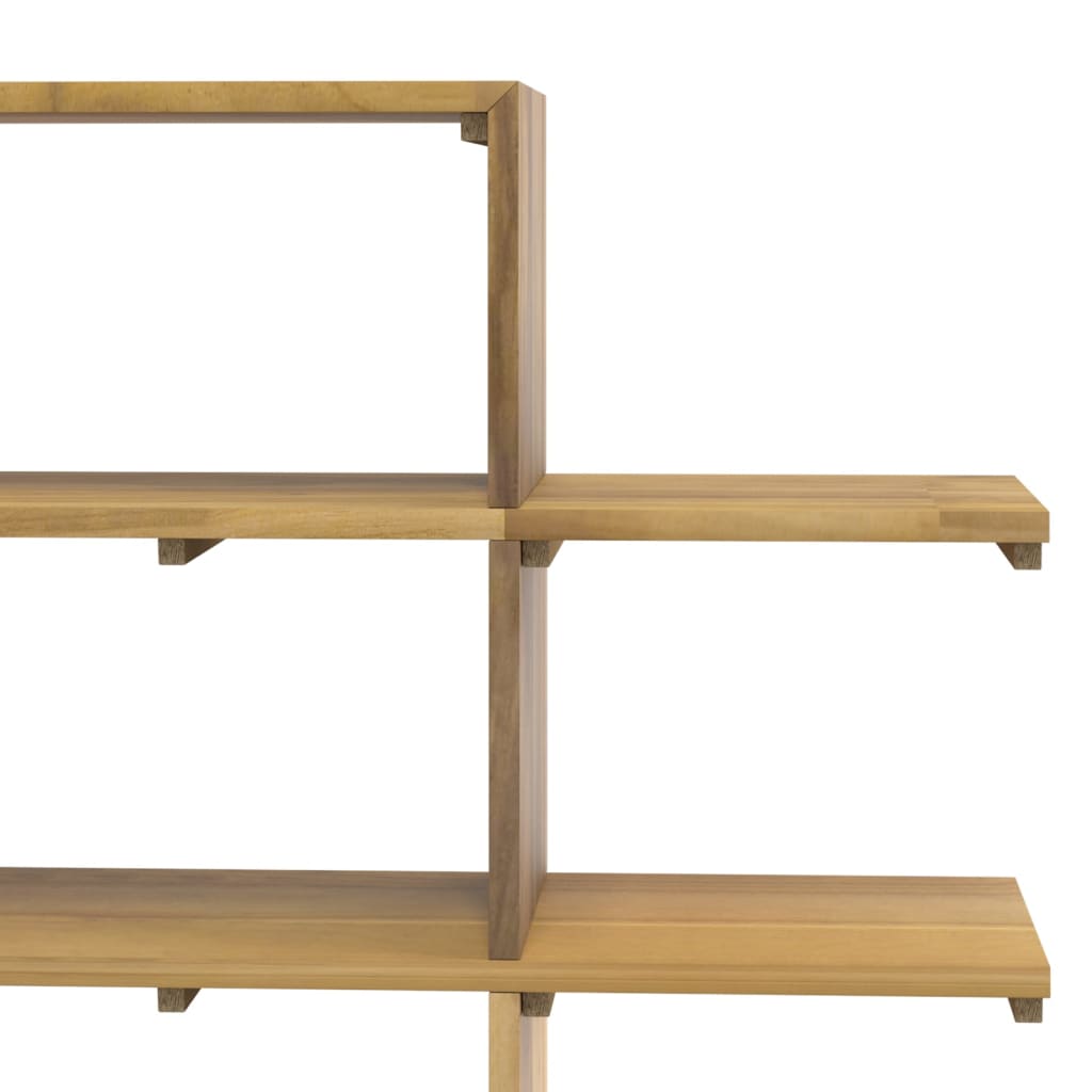 Bücherregal 100x30x120 cm Massivholz Teak