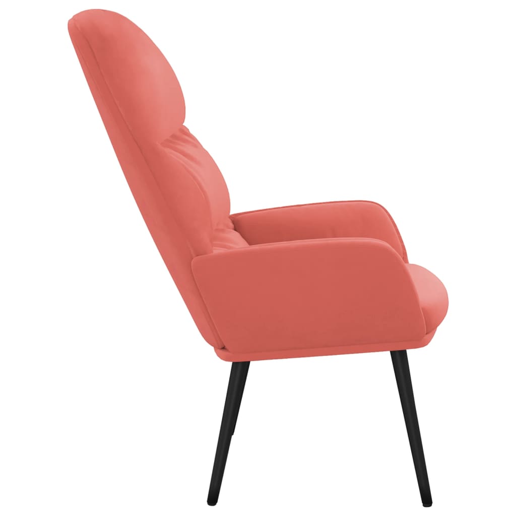 Relaxsessel Rosa Samt