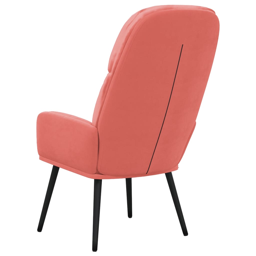 Relaxsessel Rosa Samt