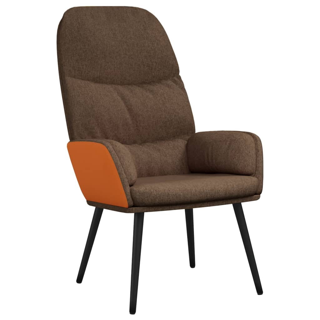 Relaxsessel Braun Stoff